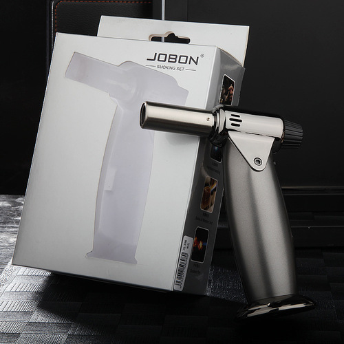 Jobon China manufacturer wholesale direct-injection lighter high-power moxibustion cigar barbecue spray gun lighter