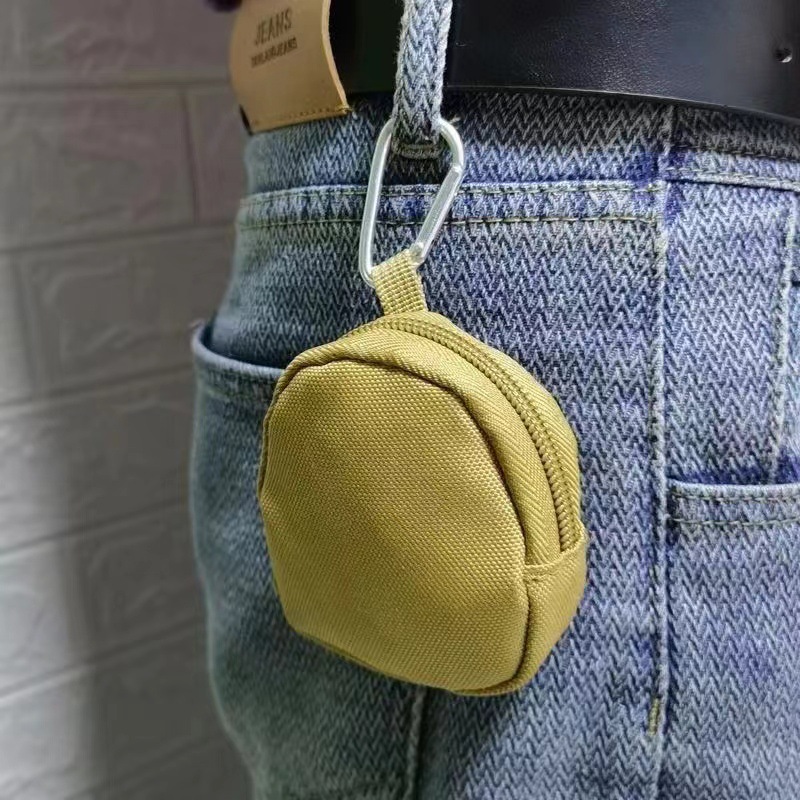 Outdoor Sports Portable Hanging Bag Edc Tactical Accessory Storage Bag Mini Coin Purse Earphone Key USB Flash Drive Bag