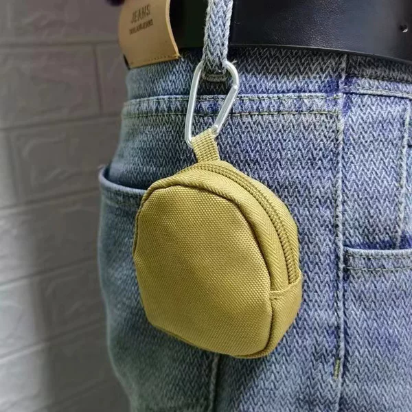 Outdoor Sports Portable Hanging Bag Edc Tactical Accessory Storage Bag Mini Coin Purse Earphone Key USB Flash Drive Bag
