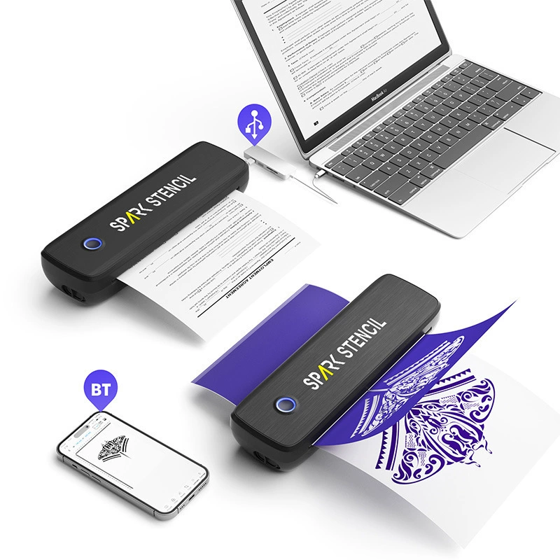 SPARK принтер, мобильный телефон, тату, быстрый праймер макияжа, Bluetooth