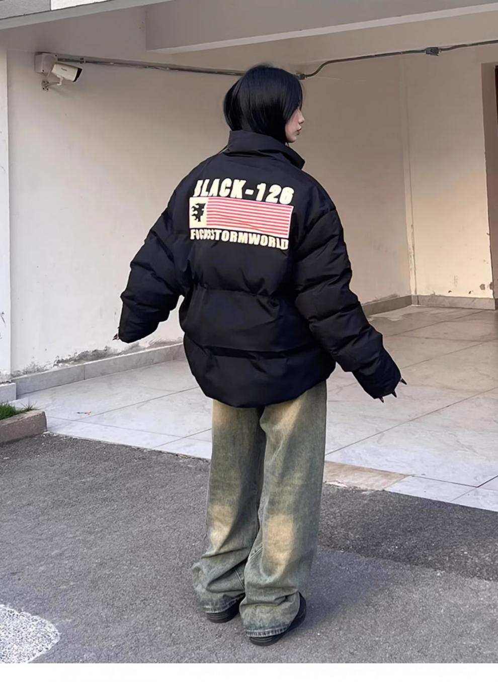 Miesten vaatteet Billionaire Boys BUFU National Fashion Retro Letter Bread Cotton Jacket Miesten talvi pariskunnalle High Street -puuvillatakki_voghion.com