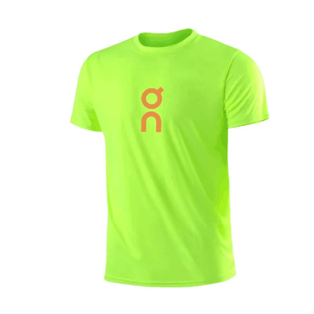 国境を越えた貿易アウトドアフィットネススポーツウェア男性と女性の半袖Tシャツカジュアルトップス夏速乾性素材トレーニングウェア|undefined