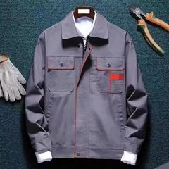 長袖ワークショップ耐摩耗作業服スーツメンズ快適な耐摩耗装飾自動車修理作業服労働保護服春と秋の作業服