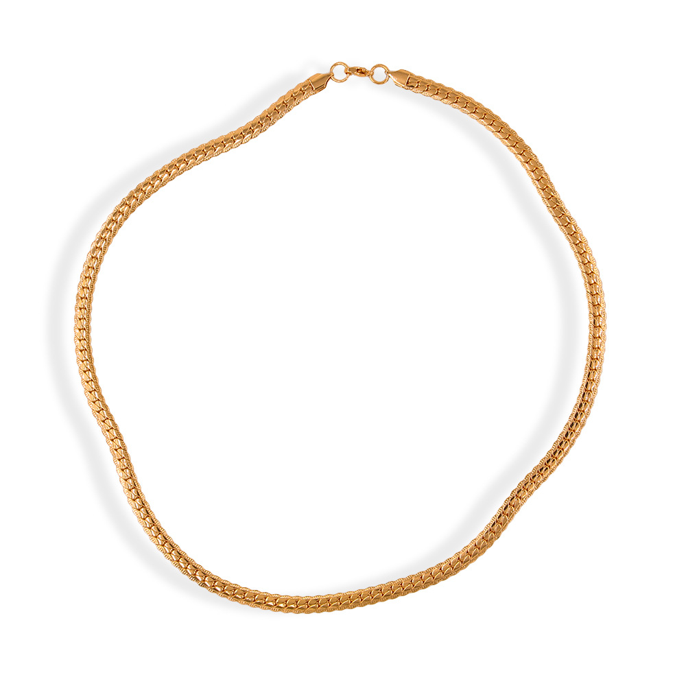 1 Piece Simple Style Solid Color Stainless Steel Plating Necklace_colorza_6