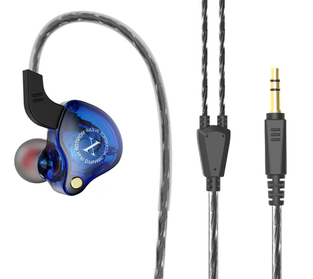 [Guangzhou Xinqiang] X2 en el oído Deportes oído-bobinado HIFI subwoofer con cable teléfono móvil música oído