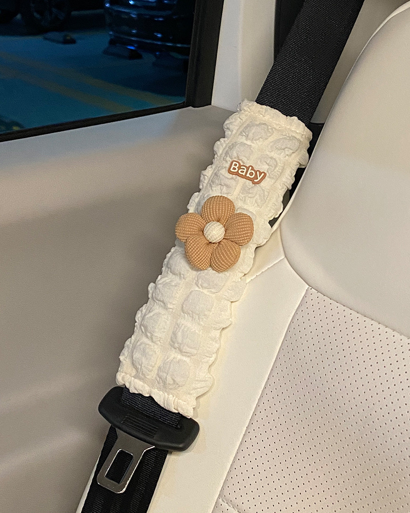 Funda Protectora para Cinturón de Seguridad de Poliéster Suave para Coche