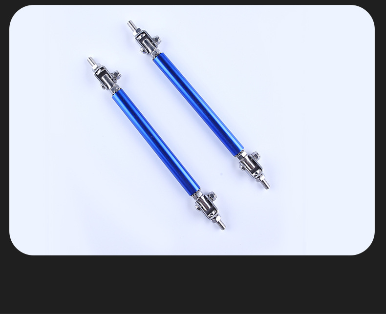 No-drill 10cm universal car front lip support rod, adjustable telescopic lifting rod, modification part for front lip mounting bracket
