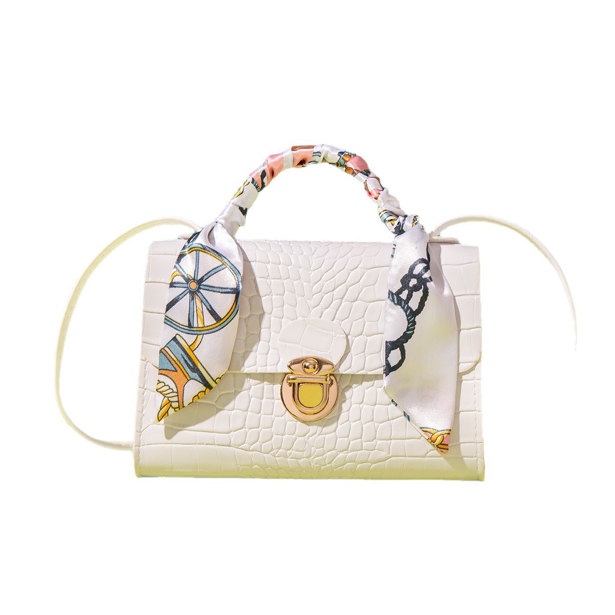 Dafa Ladies Bags 2025 bolsos de impresión simple bolsos de hombro casuales versátiles coreanos bolsos de lona image 6