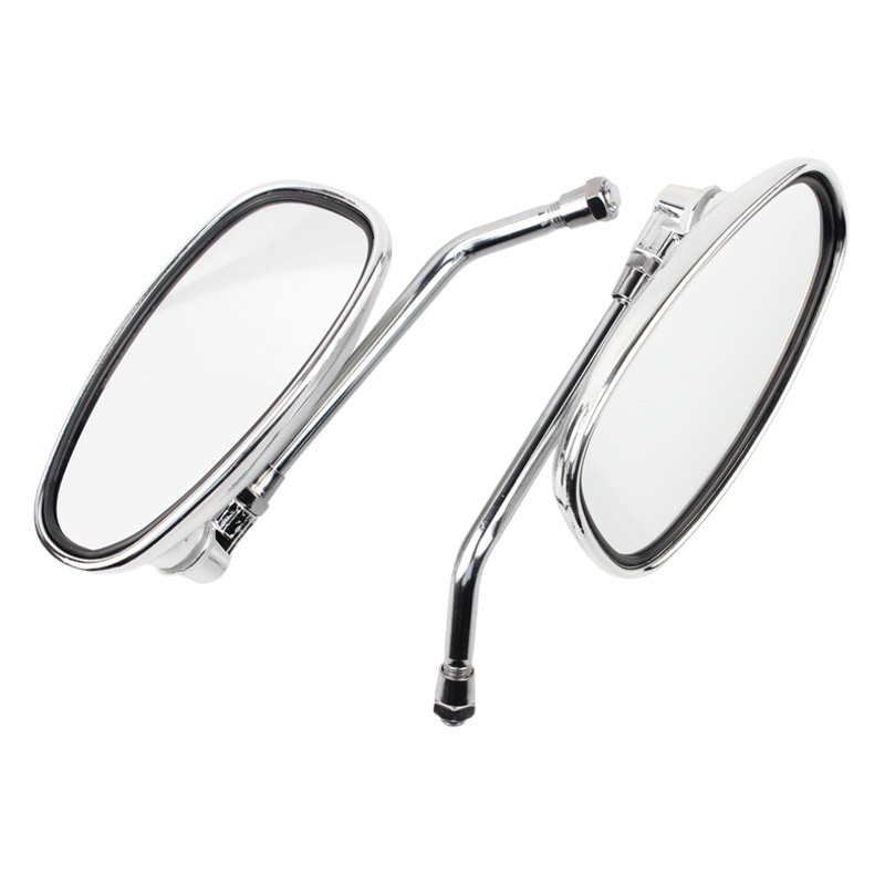 Espejo retrovisor para motocicleta modificado, espejo para vehículo eléctrico, varilla giratoria 360°, espejo para Zuanbao