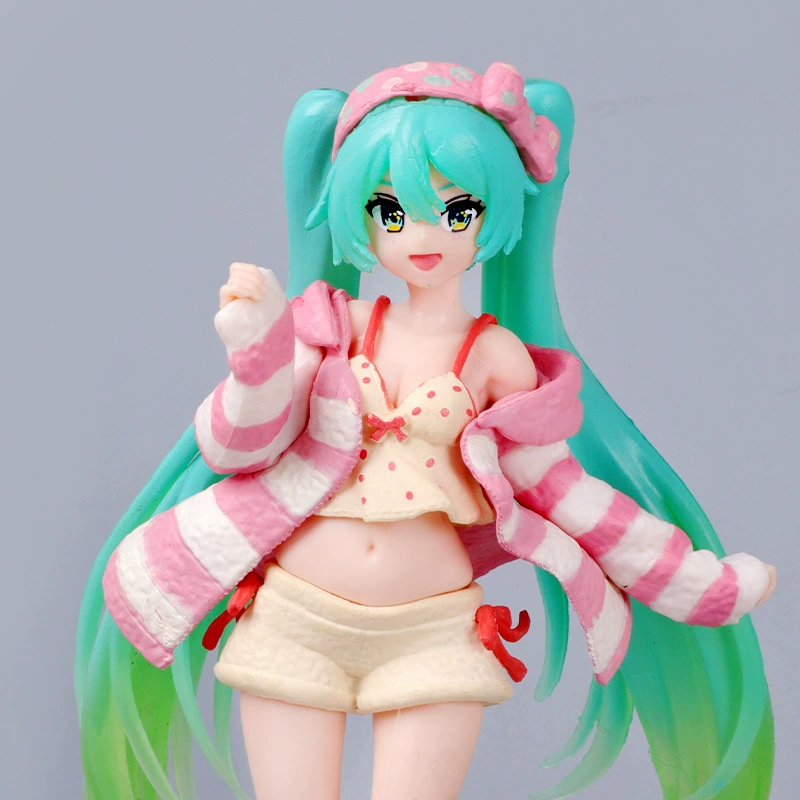 Фигурка (Hatsune Miku) в домашней одежде — в коробке, милая пижамная модель для стола
