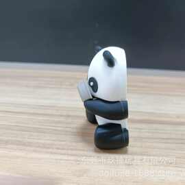 小熊猫冰箱贴滴胶玩偶生产厂家定制贴冰箱上的玩偶