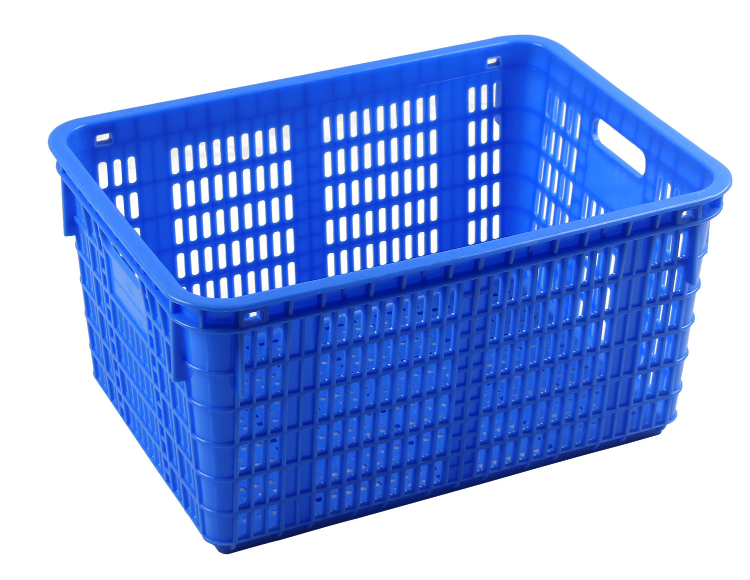 湘杰美乔丰塑料周转箱箩水果蔬菜筐生鲜配送蘑菇青蛙蓝湖南