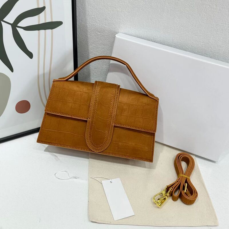 2026 New Model Jacquemus Matte High-End Handbag with a Luxurious Texture, Single Shoulder Crossbody Small Square Bag for Women, Light Luxury 2026 New Model Jacquemus Matte High-End Handbag with a Luxurious Texture, Single Shoulder Crossbody Small Square Bag for Women, Light Luxury
