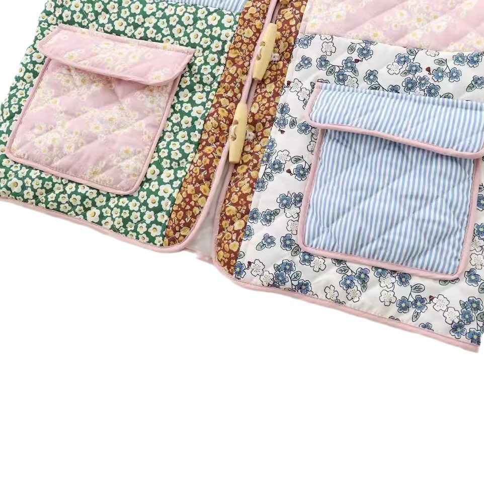 Women's clothing 2024 autumn and winter new style loose positioning spliced cotton jacket_voghion.com