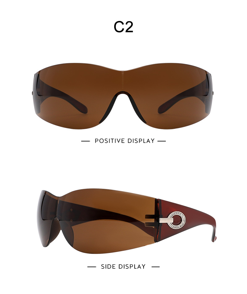 80g Weight Full Frame Glasses Structure Sunglasses Classification PC, UV400 Protection Lens Material Biker Glasses Style Casual, Outdoor, Sports Occasion Geometric, Solid Color Pattern Unisex Gender Vintage Style, Classic Style Style Grey Color Vintage Style Classic Style Geometric Solid Color PC UV400 Protection Biker Full Frame Women's Sunglasses 8
