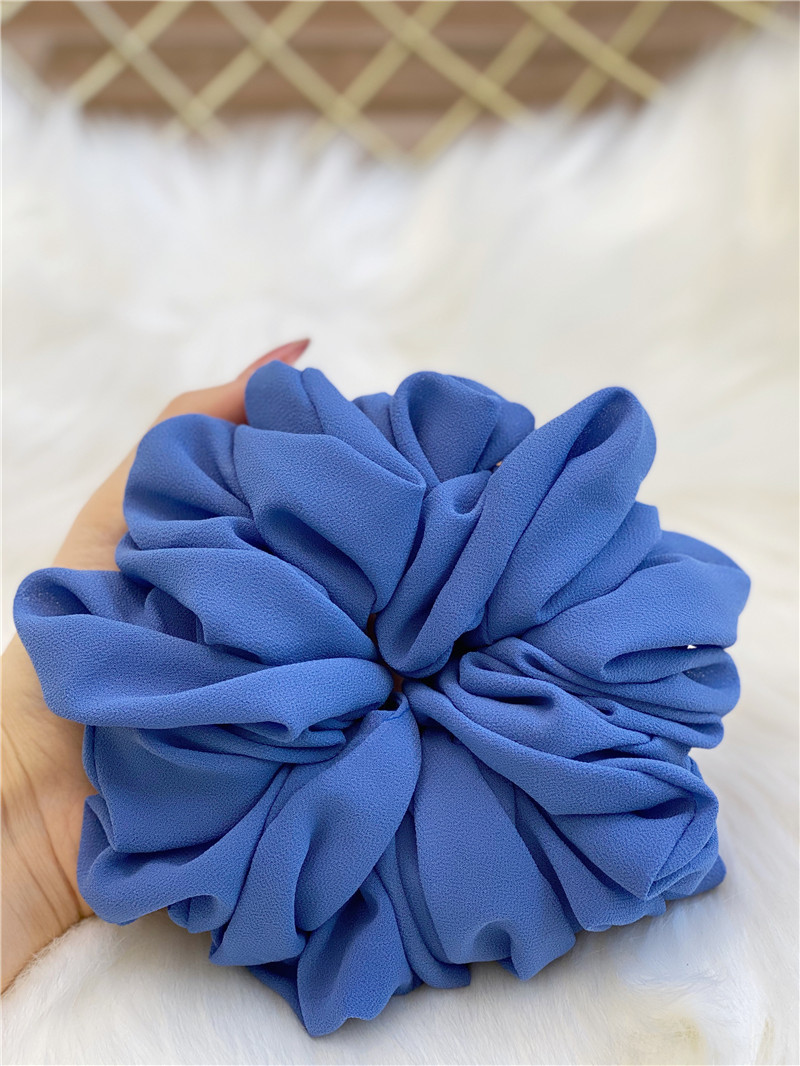 Fashion Solid Color Cloth Handmade Hair Tie 1 Piece display picture 19