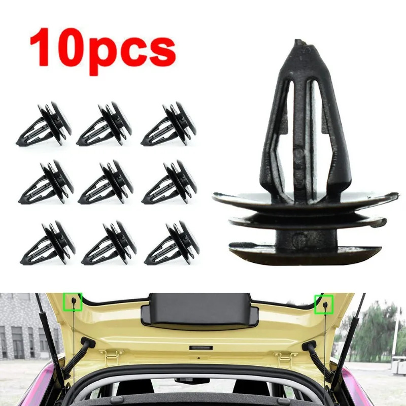 Car Trunk Lid Wrap Rack Rope Clip Holder Door Panel Buckle Car Door Guard Fixed Clip Clip Buckle
