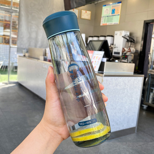杯子男女生便携塑料水杯耐高温夏季2023新款简约随行茶杯运动水壶