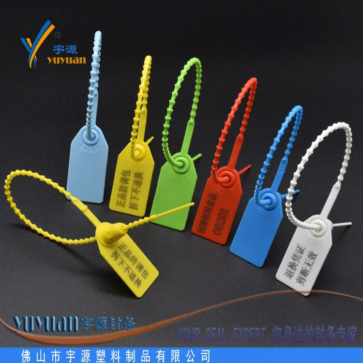 Возвратная Пряжка ваучера пластиковое уплотнение одноразовая антирегулировочная упаковка этикетка обувь для галстука часы по борьбе с подделками и блокировкой разборки