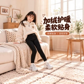 童打底裤;童裤;童保暖裤