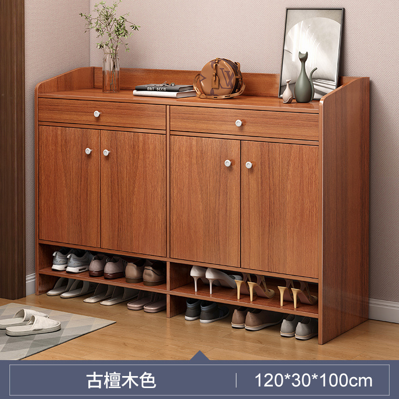 下駄箱家庭用入口大容量玄関キャビネット簡易室内収納キャビネット経済型小戸型靴棚