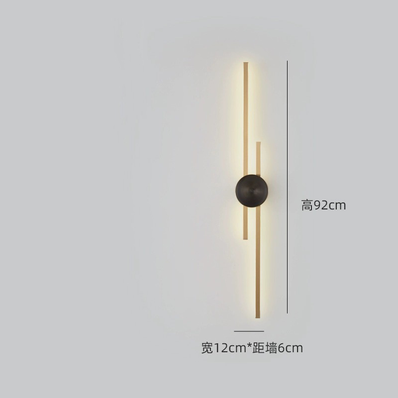 Oro + Negro - 92 cm - Luz cálida