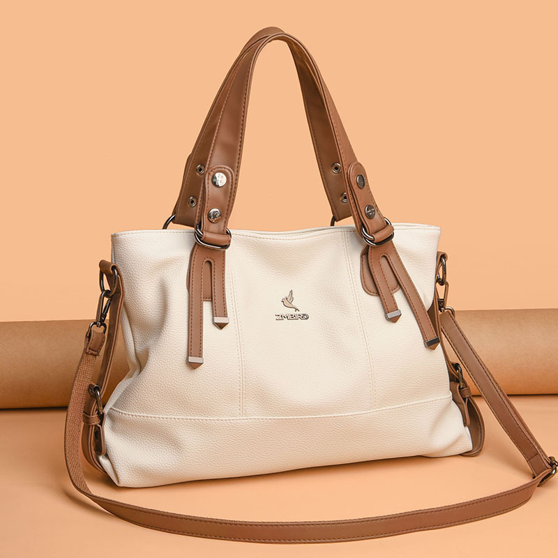 Women bag 2024 new fashion business commuter trend shoulder messenger bag large capacity mommy handbag wholesale