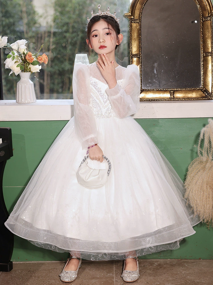 Children's dress, small princess costume, piano performance costume, suit, children's catwalk costume, new collection