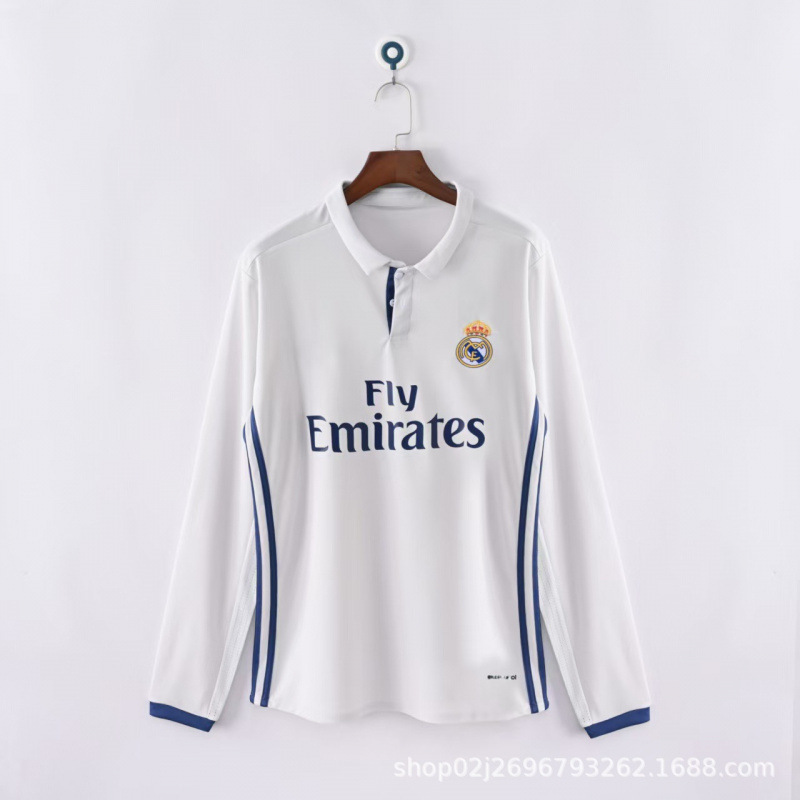 卸売レトロサッカー服ユヴェンドイツフランスイングランドACポルトガル皇馬クラシック長袖レトロユニフォーム|undefined
