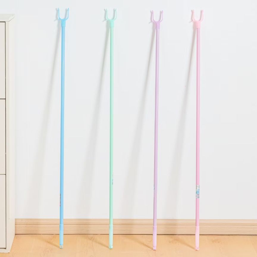 33 tipos de tenedor de ropa varilla de secado tenedor de ropa varilla de secado doméstica retráctil percha de ropa varilla de secado dormitorio Yiwu image 27