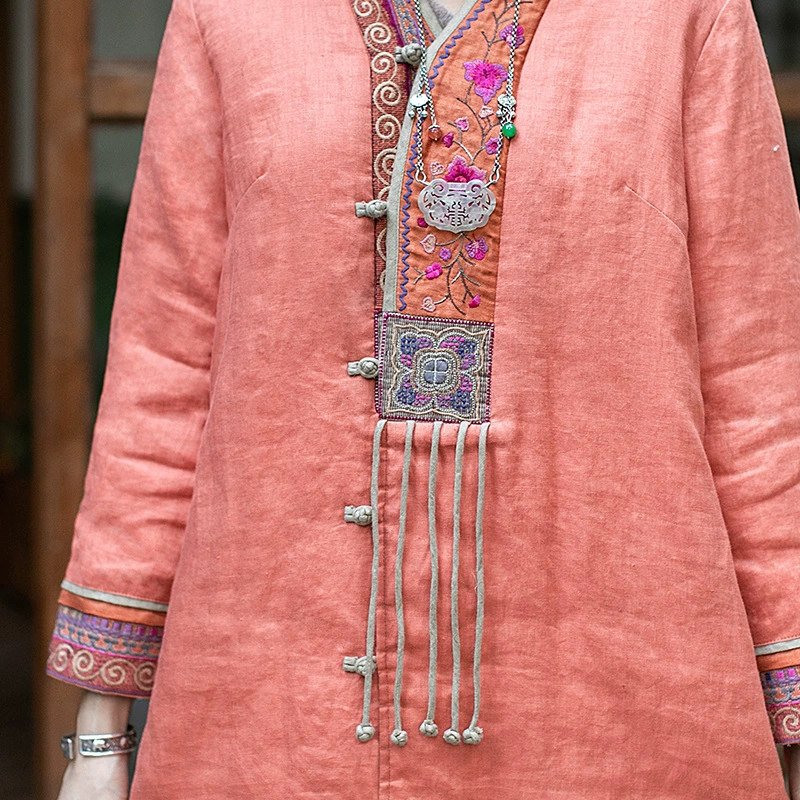 Winter ethnic down jacket, coat, Chinese style, ethnic style