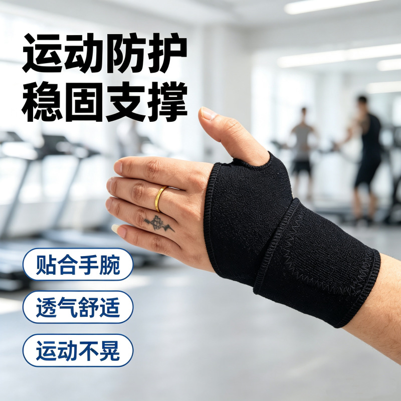 工厂批发可调节自发热保暖护腕套中老年居家健身运动专用跨境护腰
