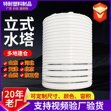 批发15吨减水剂储罐水桶水塔10吨化工塑料抗摔家用20吨PE立式水塔
