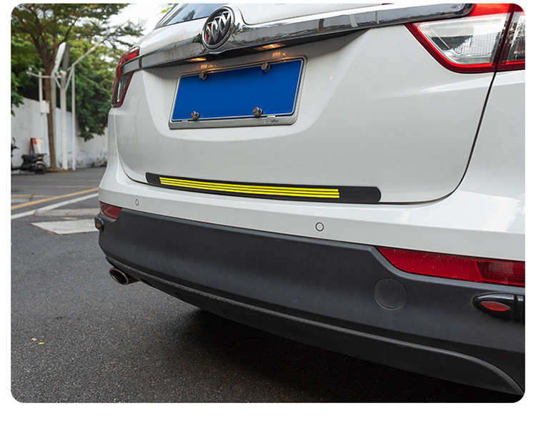 Car Trunk Protection Strip Reflective Anti-Rear Collision Warning Sign Car Anti-Collision Strip Anti-Scratch Anti-Scratch Anti-Stepping Strip