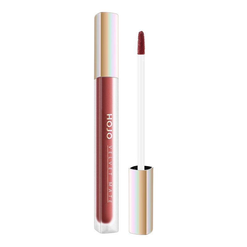 HOJO Matte lip balm, light and thin moisturizing lip gloss, lipstick, translucent shading, long-term effect