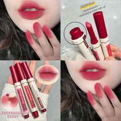 Cappuvini lipstick pen airy soft matte lip mud lipstick for students affordable cute beauty lip gloss