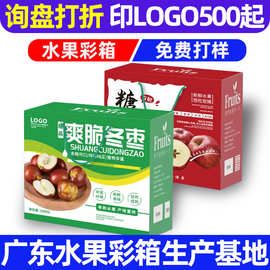 彩箱定 制印logo水果食品玩具手提瓦楞包装纸箱彩色礼品飞机坑盒