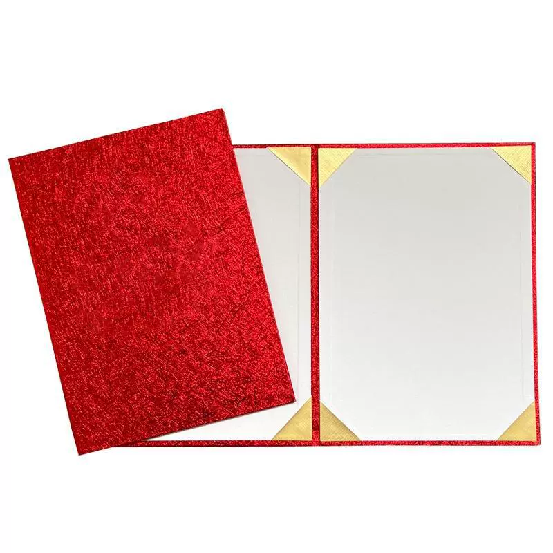 Файл-отчёт Velvete Speech Folder File File Stop Business Leather Face A3A4 Blank Certificate Signing Ceremony Book
