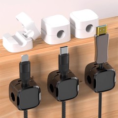 デスクトップ磁気ケーブルマネージャー家庭用シンプルなケーブルワインダーネットワークケーブルデータケーブル充電ケーブルストレージ多機能ケーブル固定装置