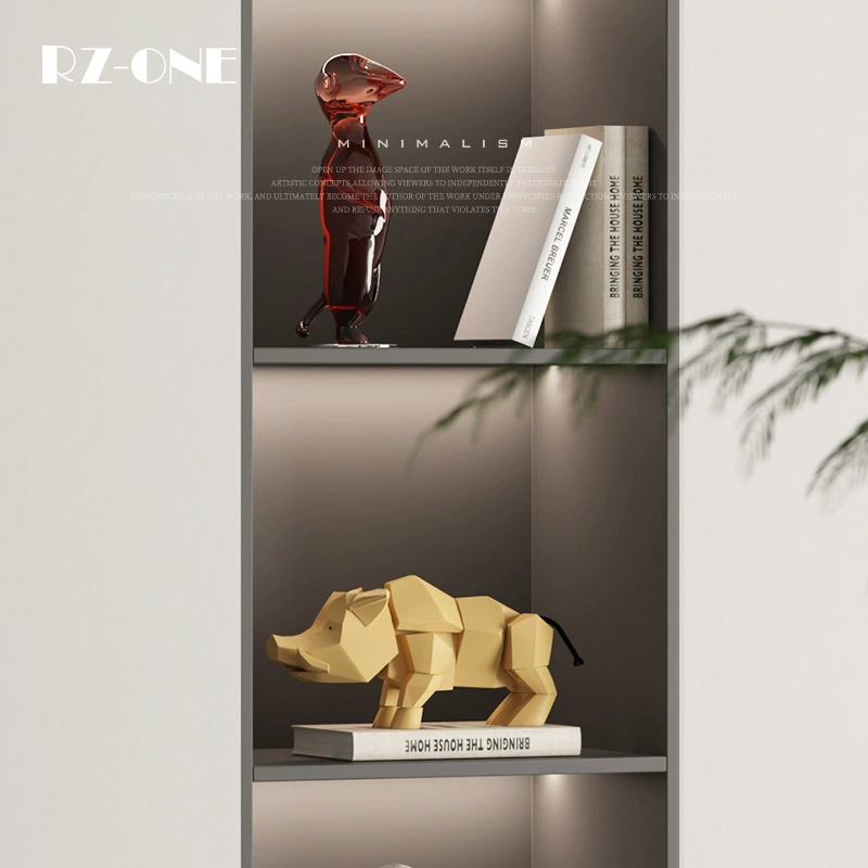 Ритер Тринадцать Высококлассные современные легкие и роскошные украшения для гостиной Винный шкаф Телевизионный шкаф Мягкие украшения для рабочего стола