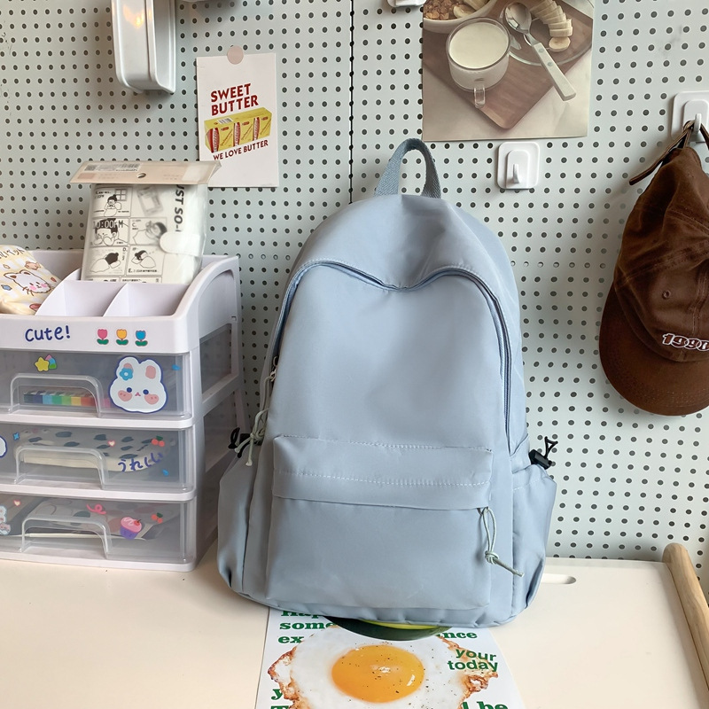 新款潮牌韩版书包女大容量中学生双肩包清新甜美休闲旅行双肩包|undefined