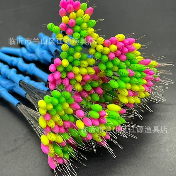 Granular Silicone Space Bean Table Fishing Olive Bean Top Bean Slightly Bean Positioning Bean Anti-collision Bean Carassius Carassius auratus Line Set Small Accessories