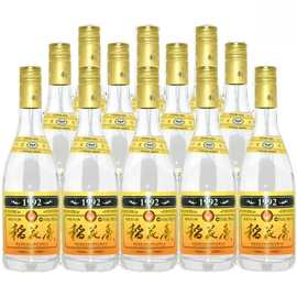 湖北稻花香白酒1992 45度42度500ml*12瓶整箱粮食优级酒清香型白