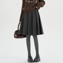 �H��춮aƷչʾ����-��ɫë�ذ���ȹŮ�ﶬ��ѝ�m�����@�ݰ��ނ�