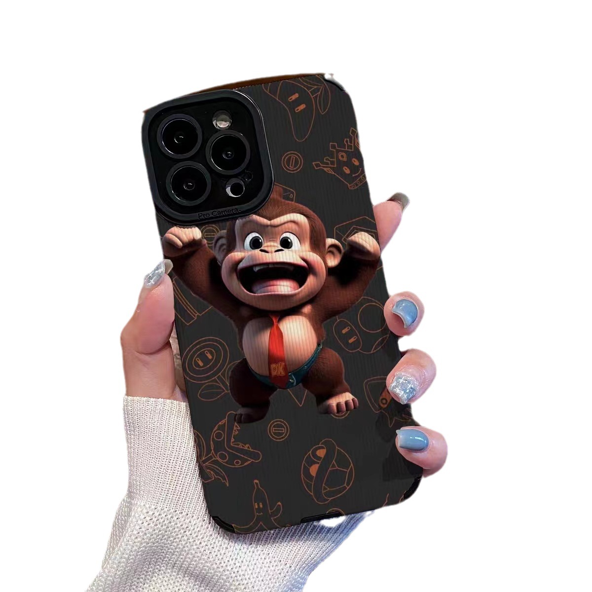Suitable for Samsung A12 phone niche high-end toothpick pattern A53 A32 cute protective case_voghion.com