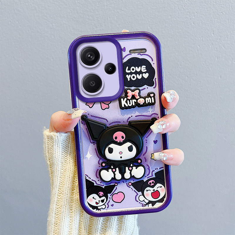 Suitable for Redmi Note 14 Cartoon Doll 12 Turbo Cute Poco M4 Stylish Female Phone Case Note 13 Pro