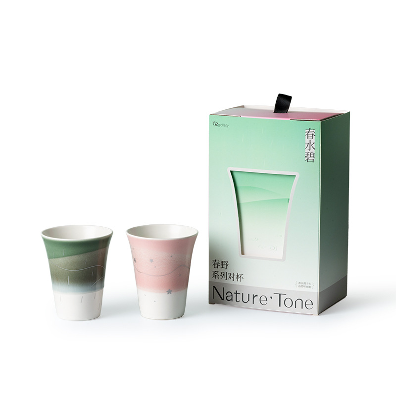 Tao Runhui Taza de cerámica de alto valor Taza de agua de pareja Taza de mano Taza personalizada Spot al por mayor