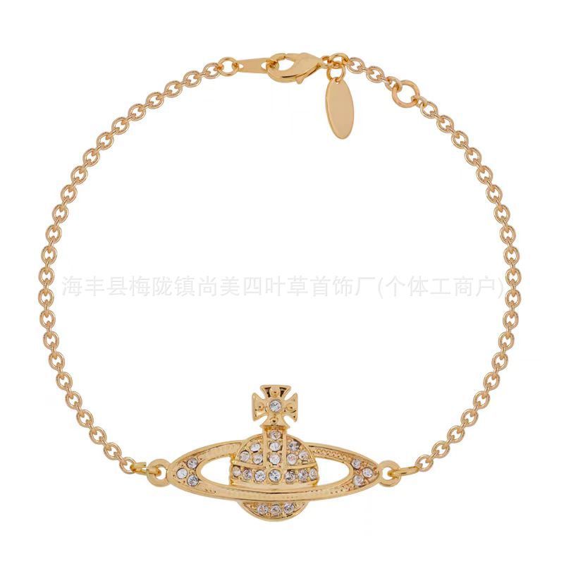 西太后高版本土星珍珠项链薇薇安经典款百搭满钻锁骨链女厂家直销|undefined