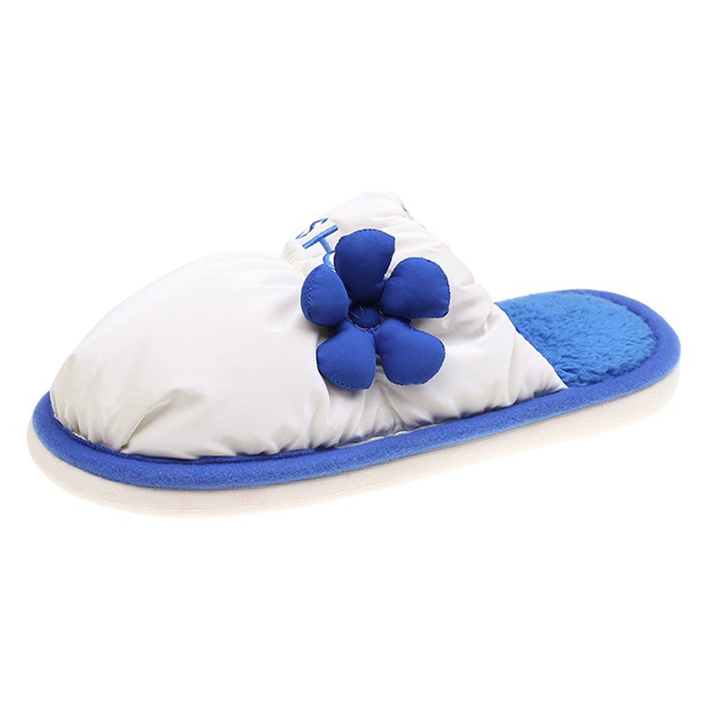Пуховые тканевые хлопчатобумажные тапочки, женские осенне-зимние домашние Нескользящие теплые тапочки на флисовой подкладке, прямые оптовые продажи с фабрики