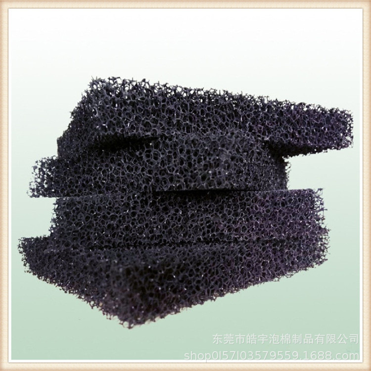 生产呼吸机空气过滤防尘海绵 水族箱生化过滤棉 白色过滤网海绵
